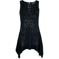 Jawbreaker - Gothic Top - Mystic Cat Vest - S tot 4XL - voor Vrouwen - zwart - Maat XL
