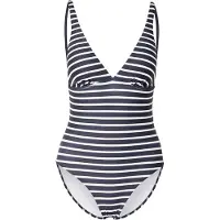 Marc O'Polo Badpak 'Essentials' navy / wit