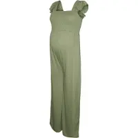 Mamalicious Jumpsuit 'MLNELLI' olijfgroen