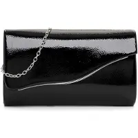 Tamaris Clutch 'Amalia Wave' zwart
