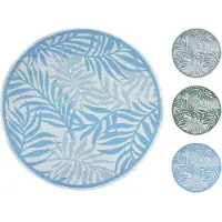 House & Styling Vloerkleed Campingmat Rond Multi multi Synthetisch Vloerkleed