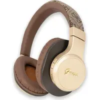 GUESS 4G Script Logo - Bluetooth Stereo Over-Ear Koptelefoon - Bruin