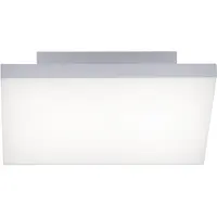 Paul Neuhaus LED-plafondlamp Frameless, dimbaar, wit / opaal, Woon-/ Eetkamer, metaal, Modern, LED plafondlamp