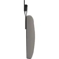 vidaXL Hangend hoofdbord Taupe Stof