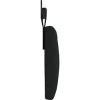 vidaXL Hangend hoofdbord Zwart Stof