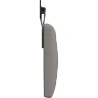 vidaXL Hangend hoofdbord Taupe Stof