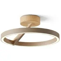 Artdelight Design plafondlamp Oregon Ø 33cm - Champagne