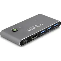 DeLOCK HDMI KVM Switch 8K 60 Hz met USB 5 Gbps -