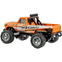 Amewi Oranje Brushed 1:64 RC auto Elektro Monstertruck Achterwielaandrijving RTR 2,4 GHz Met lichteffect, Incl. accu en laadkabel