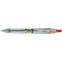 Pilot Balpen Rood 0.4 mm Medium Kegelvormig Recycled