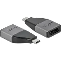 DeLOCK USB Type-C Adapter to DisplayPort (DP Alt Mode) 4K 60 Hz – compact design