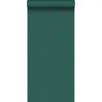 ESTAhome behang linnenstructuur petrolgroen - 53 cm x 10.05 m - 148747