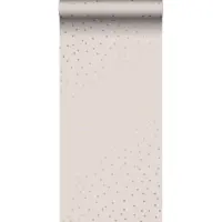 ESTAhome behang stippen oudroze en goud - 53 cm x 10.05 m - 139274