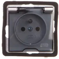 Ospel GPH-1GZ/m/18/d, Zilver, IP44, 16 A, 71 mm, 41 mm, 71 mm