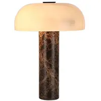 Eth Marmer tafellamp Barbara Ø 30cm - 2x E14