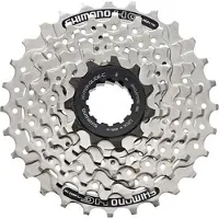 Shimano cassette 7 speed hg41 11-28t zilver (werkplaatsverpakking á 10 stuks)