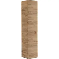 Comad Aruba Craft 804 FSC hoge kast met wasmand 170x35cm eiken