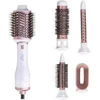 Adler AD 2027 - Haarstyler - krulborstel - 5 in 1- 1200 Watt - 5 hulpstukken