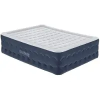 Bestway Luchtbed, geschikt voor 2 personen, TruLeisure, met ingebouwde elektrische pomp, afmetingen 203x152x51 cm, gemaakt van Tritech materiaal, met antimicrobiële Ultra-Fresh coating