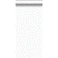 ESTAhome behang grafisch motief vintage blauw - 53 cm x 10.05 m - 139063
