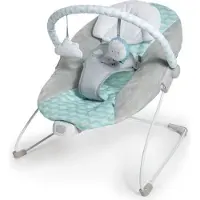 Ingenuity Babywiegje, met rustgevende vibraties, speelboog met 2 knuffeldieren, en een afneembare hoofdsteun