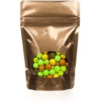 Packlinq Stazakken Brons met ovaal Venster 21x9x29cm 510 gram
