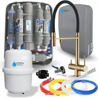 ARI Waterfilter onder de gootsteen RO7 Slim met 7-traps filtratie, omgekeerde osmose, mineralisatie en een biokeramische ionisator