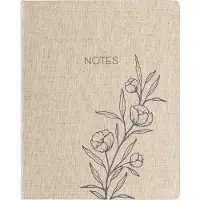 ECCOLO notitieboek - Outline Floral - lijn - ca.20x25cm - EC-D511F