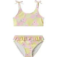 Name It Mini Bikini 'NMFZilua' limoen / lichtgroen / rosa / wit
