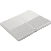 Sweiko Opvouwbaar Matras, Honingraatstof, Öko-Tex Gecertificeerd, Ergonomisch, Ademend en Duurzaam, Compressie verpakking, Multifunctionele mat, Hardheid H3, 23D spons, Wit, 140x200cm&140x100cm