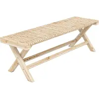 Outsunny tuinkruk - Vurenhout - 140 x 40 x 43 cm - Natuurlijk hout
