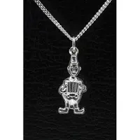 MOOYE ® - Collectie Zilveren boer Biet ketting hanger