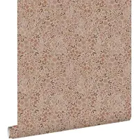 ESTAhome behang bloemetjes terracotta roze - 53 cm x 10.05 m - 139700
