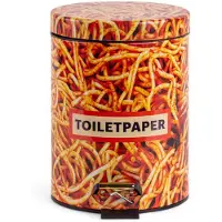 Seletti Toiletpaper Vuilnisbak Klein Spaghetti