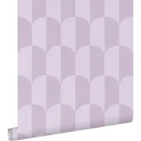 ESTAhome behang art deco bogen lila paars - 53 cm x 10.05 m - 139987