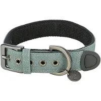 Trixie CityStyle obroża bawełna dla psa L–XL: 50–57 cm/35 mm, szałwiow, szeroka