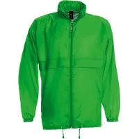 B&C Mannen, Buitenjas, B&C Sirocco licht jack (M), Groen, M