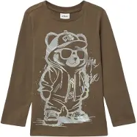 s.Oliver Shirt bruin / zilver