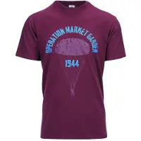 Fostex Garments - T-shirt Operation Market Garden (kleur: Maroon / maat: L)