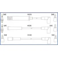 Hikoki 134202 Bougiekabels