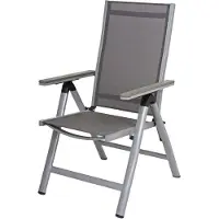 Harms Import Garden Pleasure GRACE tuinstoel - Afmetingen: 64 x 107 x 70 cm - Kleur: Grijs