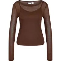 Noisy May Shirt 'NMNusa' bruin