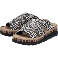 Rieker Women's Wedge Heel Mules, V7989-91 Multi