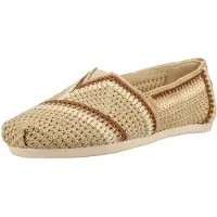 Toms Instappers 'ALPARGATA CLASSIC' crème / donkerbeige / bruin