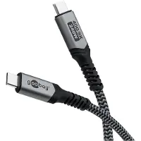 Pro USB-C kabel | USB4 40 Gbps | PD 240W | 8K 60Hz | nylon | 1,5 meter