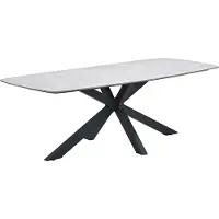 Garden Impressions Fiore tuintafel 220x100xH72 cm - donker grijs