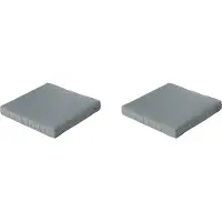 Madison lounge zitkussen basic grey ca. 73x73 cm set van 2