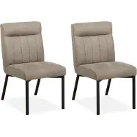 MX Sofa Eetkamer stoel Jagger - Clay (set van 2 stuks)