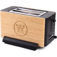 WESTINGHOUSE Bamboe Broodrooster - 1400W - Toaster - Keukenmachine - Keukenapparaten - Toaster Grill