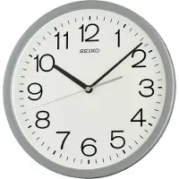 Seiko QXA847N Wandklok, quartz, lichtgrijs, goed leesbaar